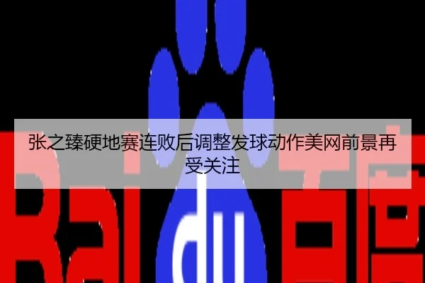 张之臻硬地赛连败后调整发球动作美网前景再受关注